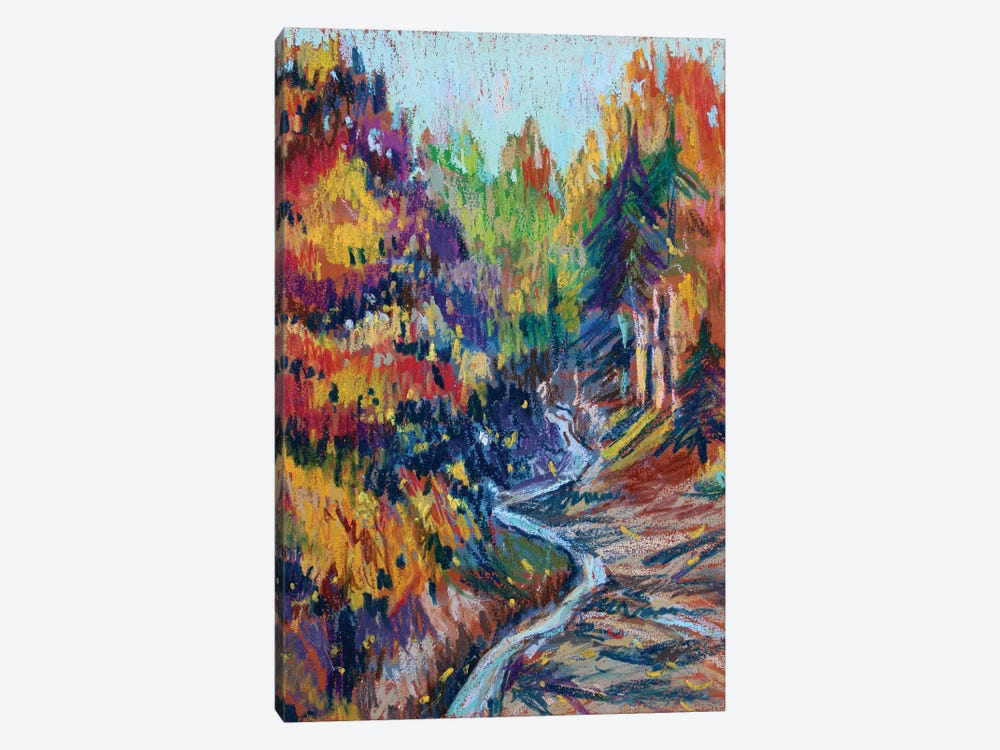 Autumn In The Forest by Alexandra Jagoda 1-piece Canvas Art Print