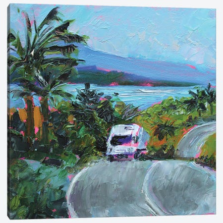 Hawaii Road Canvas Print #AJG17} by Alexandra Jagoda Canvas Wall Art