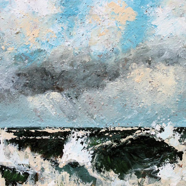 Alexandra Jagoda: Storm In Ocean by Alexandra Jagoda