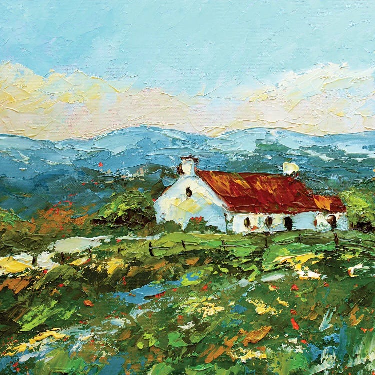 Irish Cottage by Alexandra Jagoda wall art