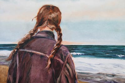 Look Beyond The Horizon by Alexandra Jagoda metal wall art