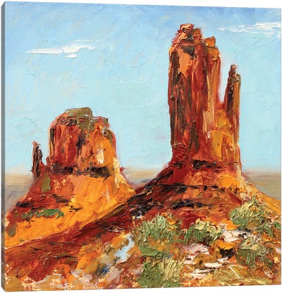 Monument Valley Canvas Art Print - Alexandra Jagoda