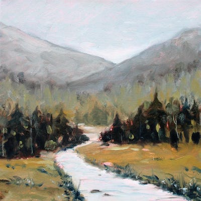 Mountain River by Alexandra Jagoda canvas print