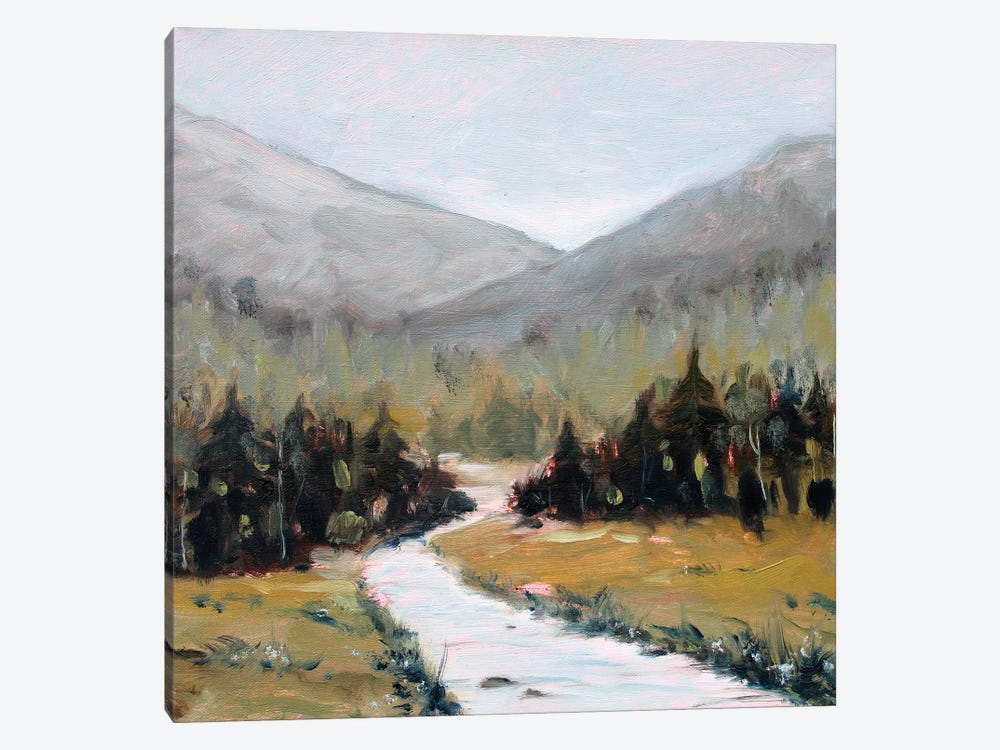 Mountain River by Alexandra Jagoda 1-piece Canvas Art