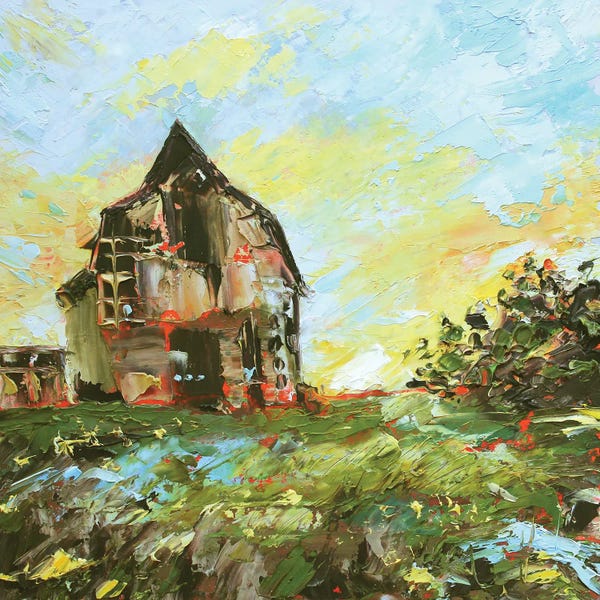 Alexandra Jagoda: Old Barn by Alexandra Jagoda