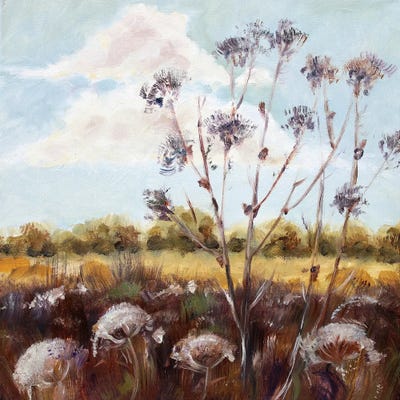 Autumn Herbs by Alexandra Jagoda metal wall art