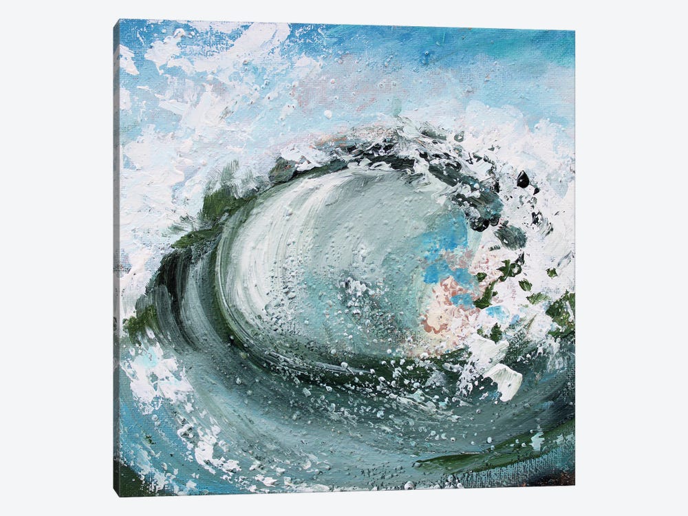 Ocean Wave by Alexandra Jagoda 1-piece Canvas Art