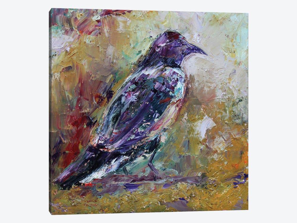 Raven by Alexandra Jagoda 1-piece Canvas Print