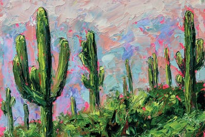 Saguaro by Alexandra Jagoda metal wall art