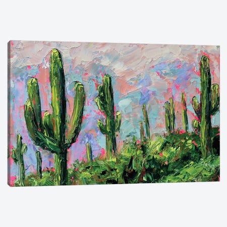 Saguaro Canvas Print #AJG51} by Alexandra Jagoda Canvas Print