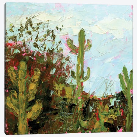Saguaro Cactus Canvas Print #AJG52} by Alexandra Jagoda Canvas Print