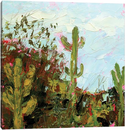 Saguaro Cactus Canvas Art Print - Alexandra Jagoda