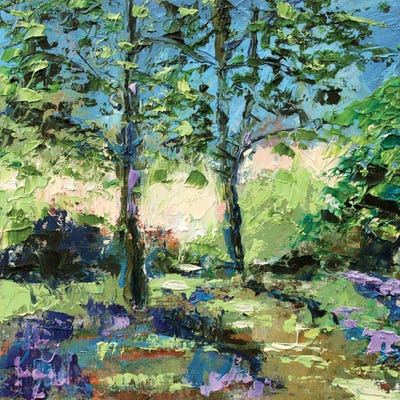 Spring In The Forest by Alexandra Jagoda metal wall art