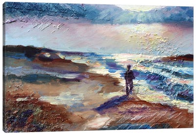 Sunset Big Sur Canvas Art Print - Alexandra Jagoda