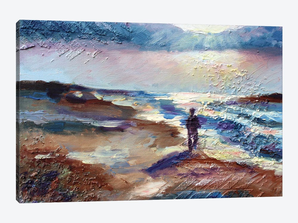 Sunset Big Sur by Alexandra Jagoda 1-piece Canvas Print