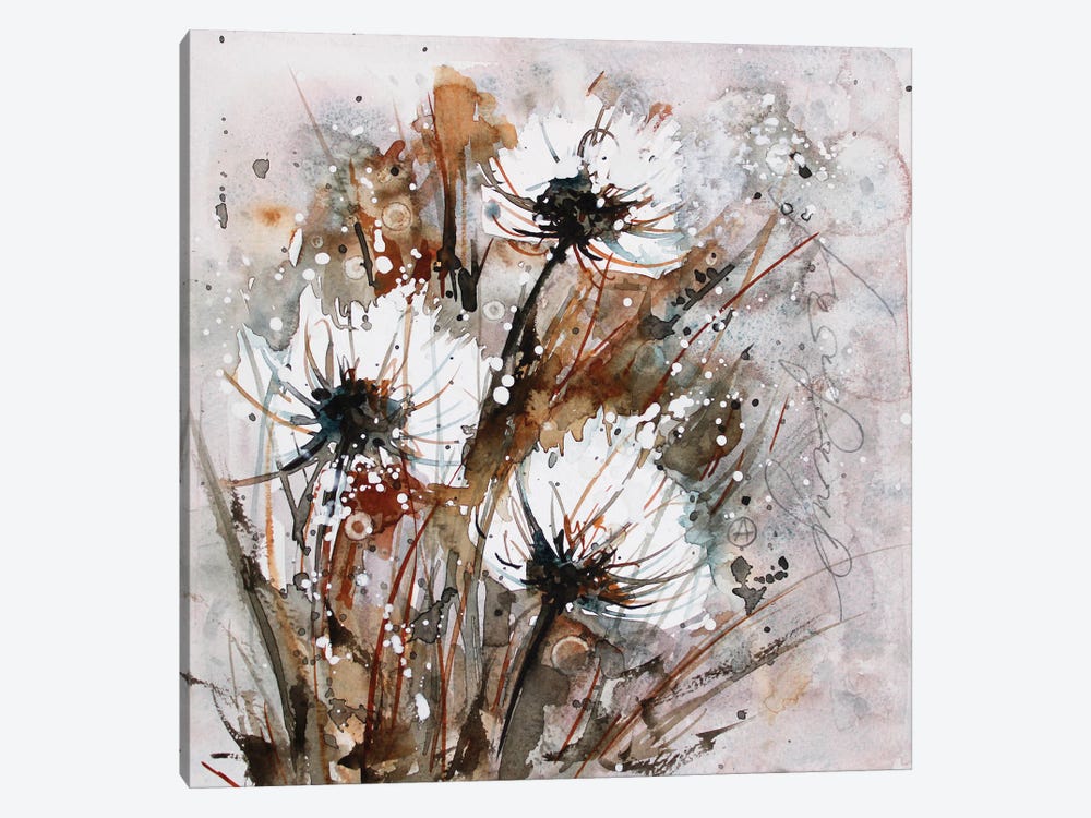 Wildflowers And Herbs by Alexandra Jagoda 1-piece Canvas Art Print
