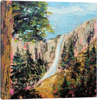Yosemite Canvas Art Print - Pops of Pink