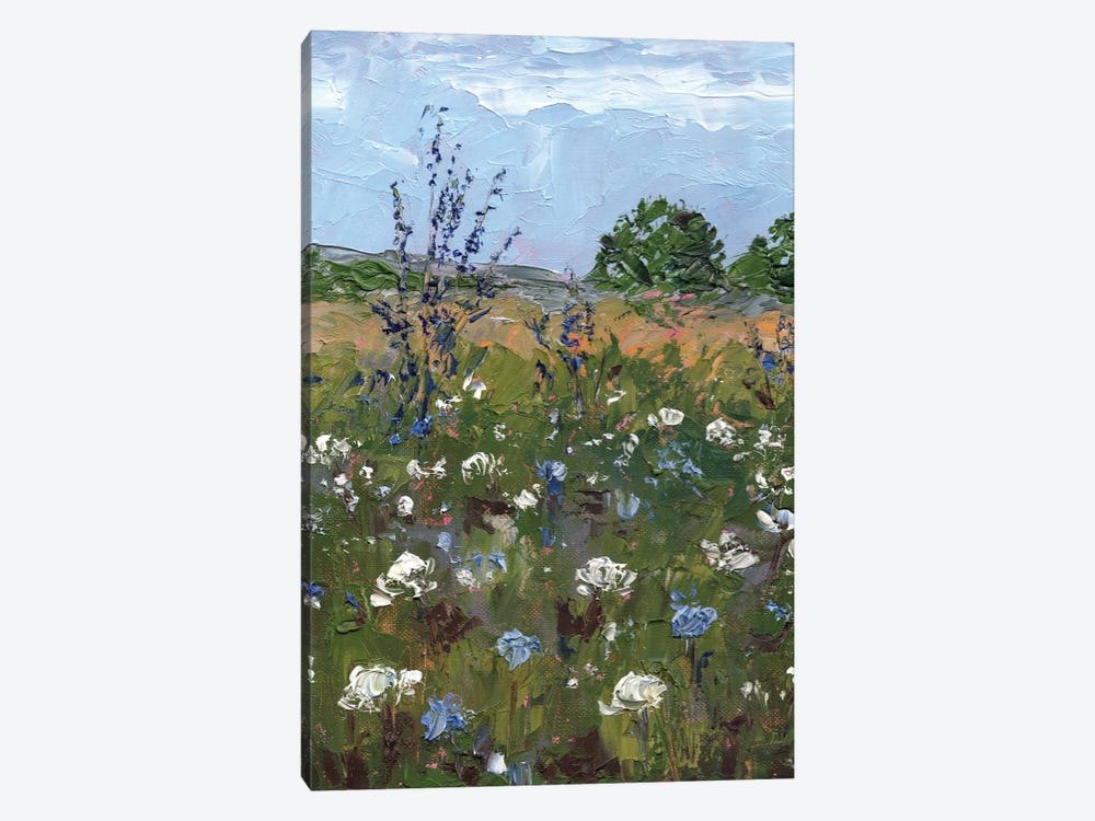 Blue Landscape by Alexandra Jagoda 1-piece Canvas Art