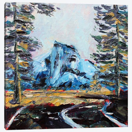 Yosemite Mountain Canvas Print #AJG70} by Alexandra Jagoda Art Print