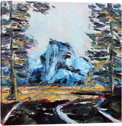 Yosemite Mountain Canvas Art Print - Alexandra Jagoda