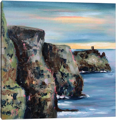 Irish Coastline Canvas Art Print - Alexandra Jagoda