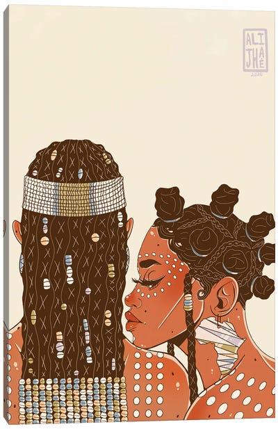 African Beauty Canvas Art Print - Alijhae West