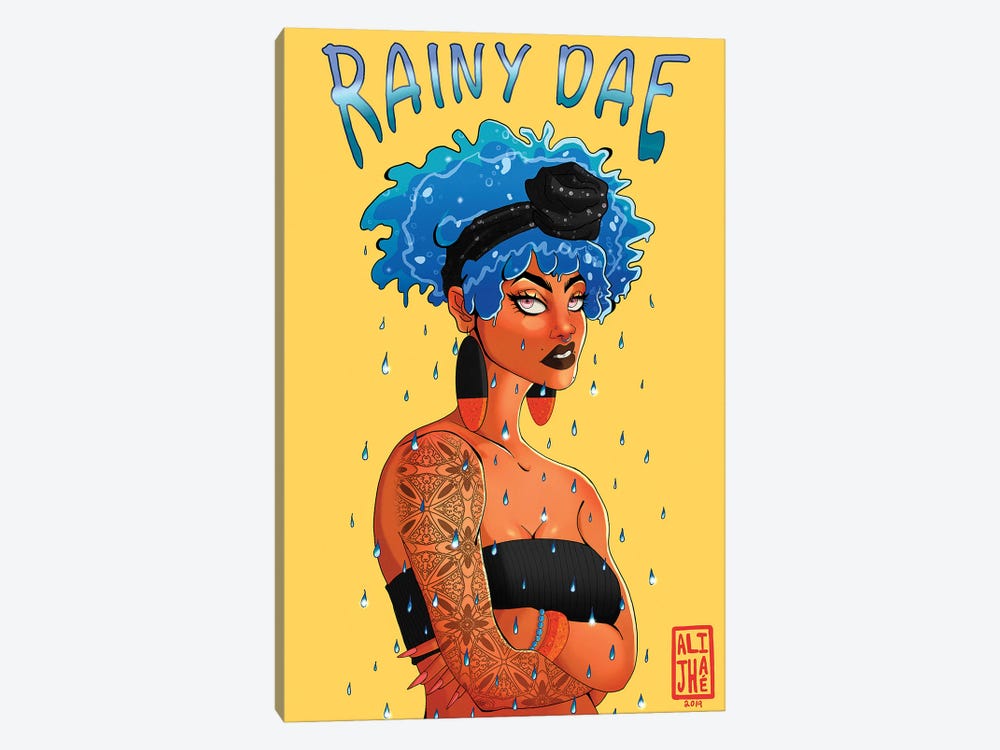 Rainy Dae by Alijhae West 1-piece Art Print
