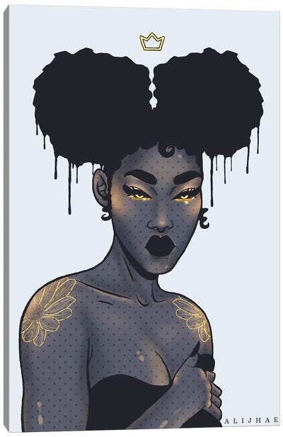 Black Power Canvas Art Print - Black Lives Matter Art