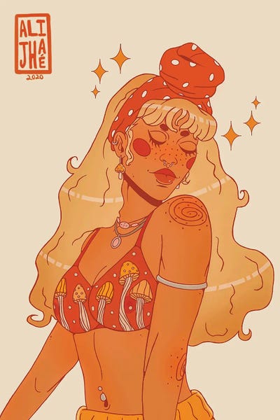 Alijhae West: Vintage Shroom Shroom by Alijhae West