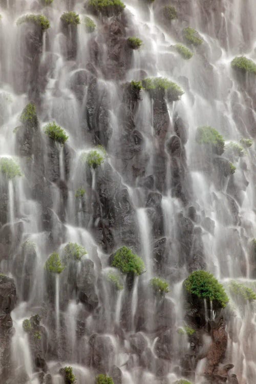 Waterfall Close-Up, Columbia River Gorge, Oregon