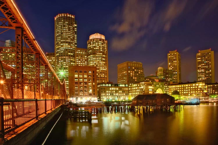 Partial View Of Downtown Skyline, Boston, Massachusetts, USA