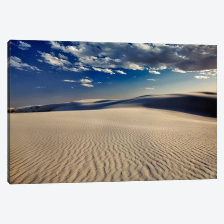 Rippled Dunes, White Sands National Monument, Tularosa Basin, New Mexico, USA Canvas Print #AJO23} by Adam Jones Canvas Artwork