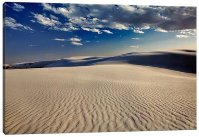 Rippled Dunes, White Sands National Monument, Tularosa Basin, New Mexico, USA Canvas Art Print