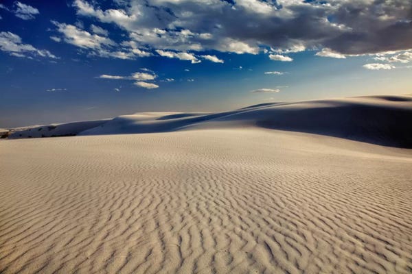 Photography: Rippled Dunes, White Sands National Monument, Tularosa Basin, New Mexico, USA by Adam Jones