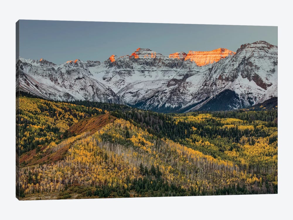 Autumn, Aspen Trees and Sneffels Range, Uncompahgre National Forest, Colorado I by Adam Jones 1-piece Canvas Wall Art