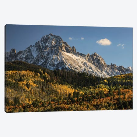 Autumn, Aspen Trees And Sneffels Range, Uncompahgre National Forest, Colorado II Canvas Print #AJO42} by Adam Jones Canvas Artwork