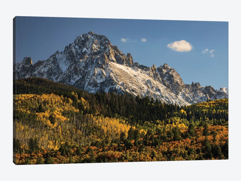 Autumn, Aspen Trees And Sneffels Range, Uncompahgre National Forest, Colorado II by Adam Jones 1-piece Canvas Art Print