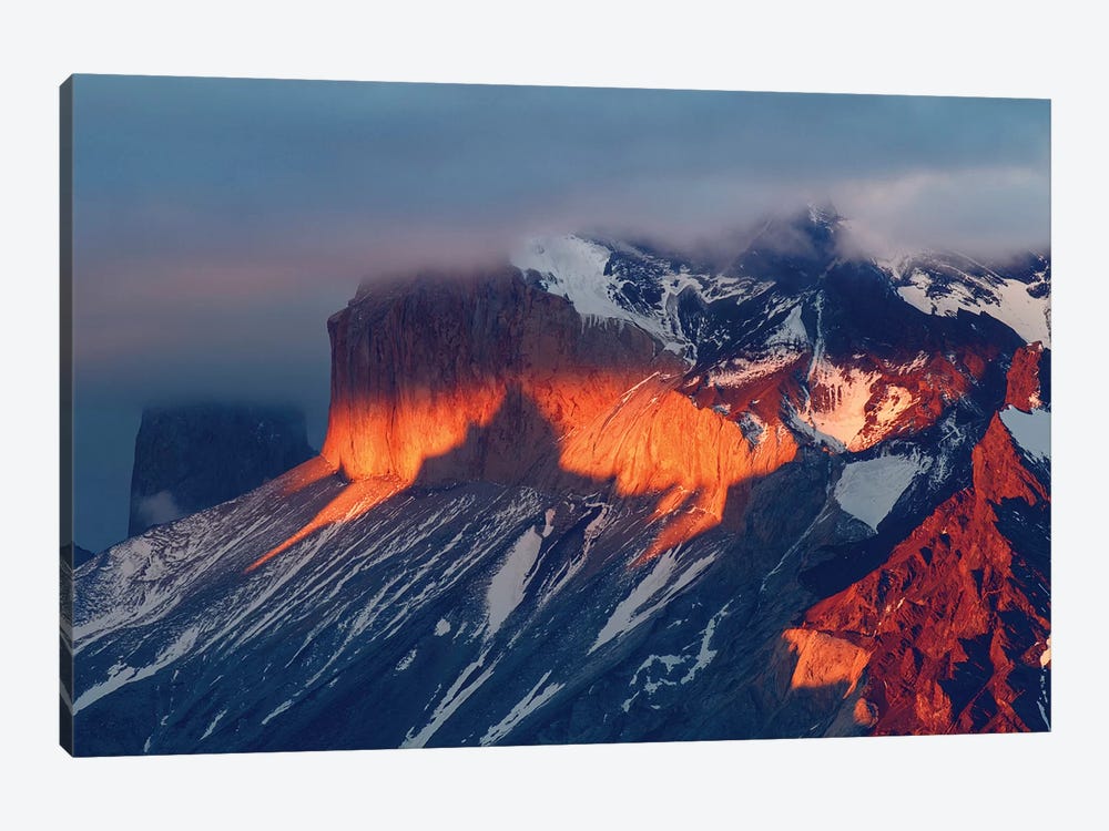 Paine Massif at sunset, Torres del Paine National Park, Chile, Patagonia II by Adam Jones 1-piece Canvas Artwork