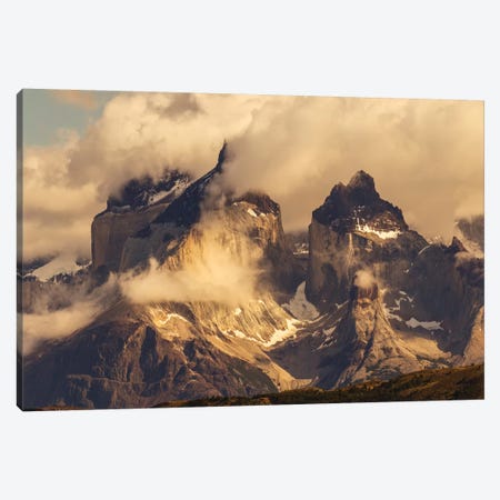 Paine Massif, Torres del Paine National Park, Chile, Patagonia Canvas Print #AJO72} by Adam Jones Art Print