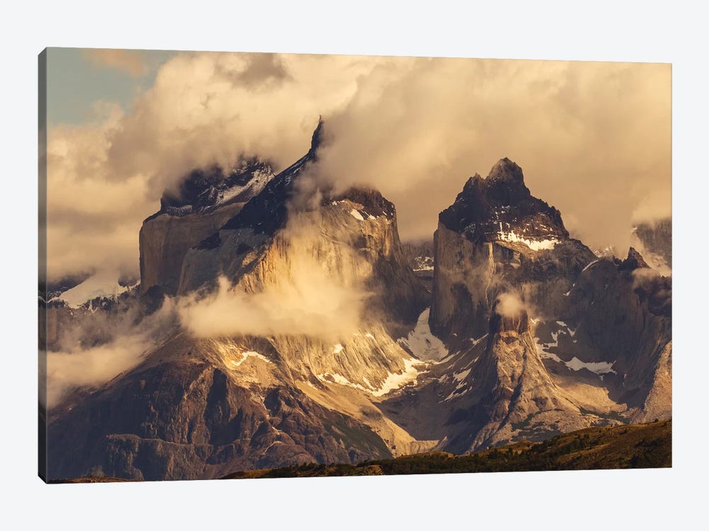Paine Massif, Torres del Paine National Park, Chile, Patagonia by Adam Jones 1-piece Canvas Art