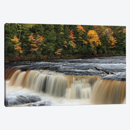 Tahquamenon Falls, Tahquamenon Falls State Park, Whitefish, Michigan I Canvas Print #AJO83} by Adam Jones Canvas Art