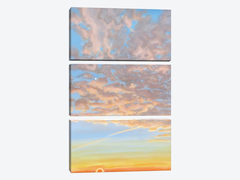 Clouds I by Ann Jasperson 3-piece Canvas Print