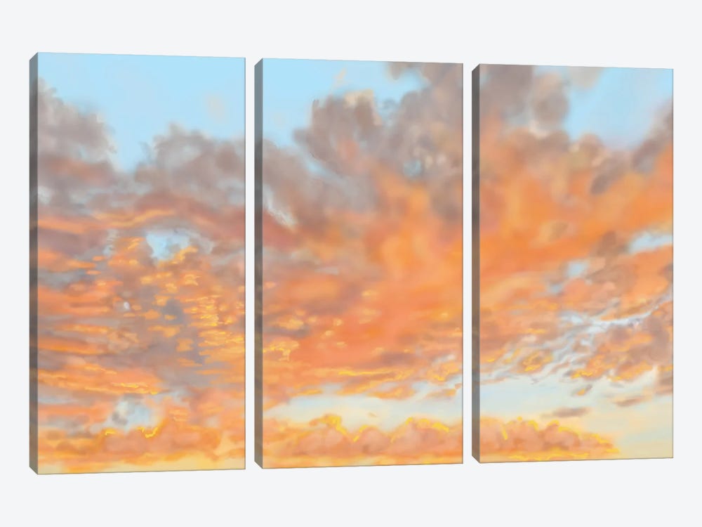 Clouds IV by Ann Jasperson 3-piece Canvas Artwork