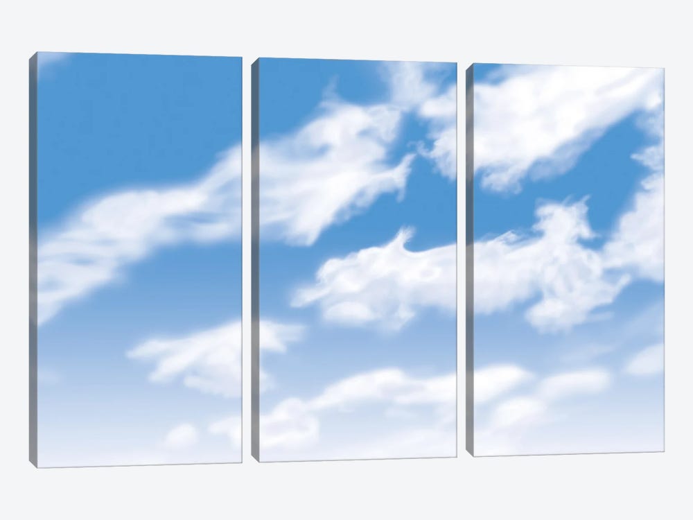 Clouds V by Ann Jasperson 3-piece Canvas Print