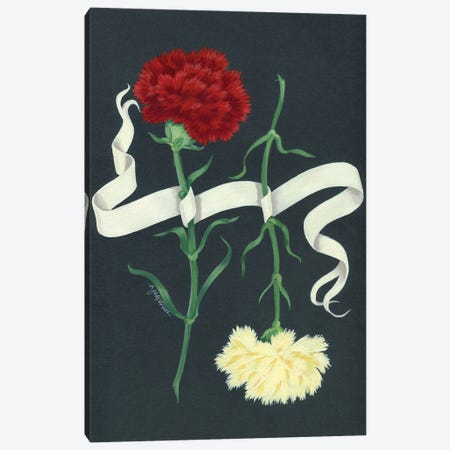 Carnations Canvas Print #AJP9} by Ann Jasperson Canvas Print
