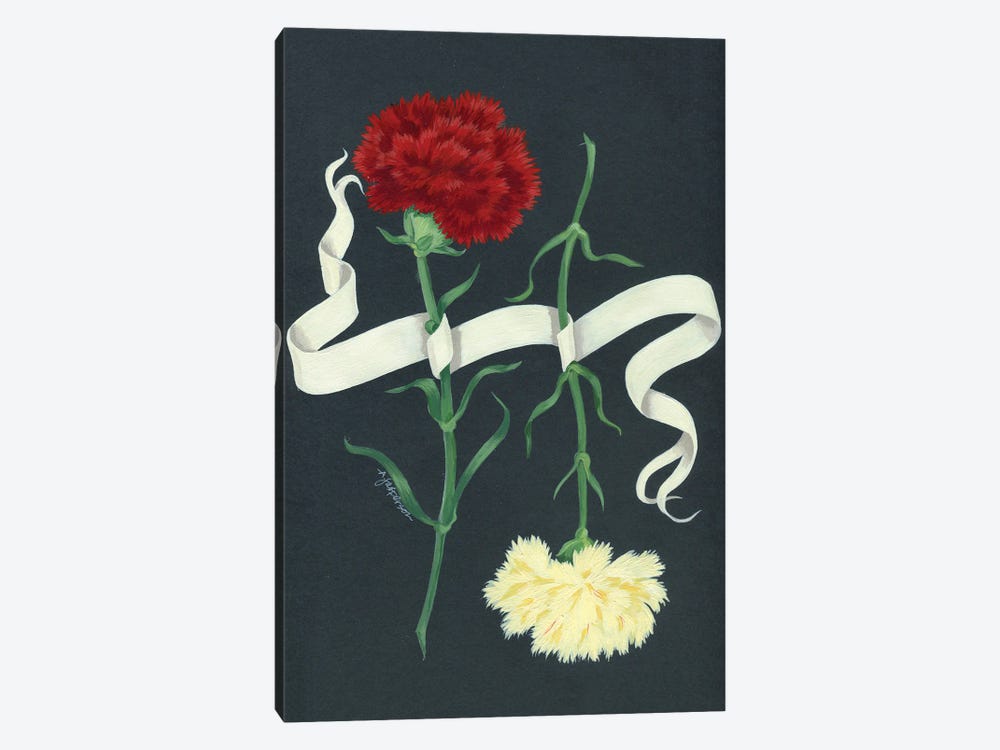 Carnations by Ann Jasperson 1-piece Canvas Artwork