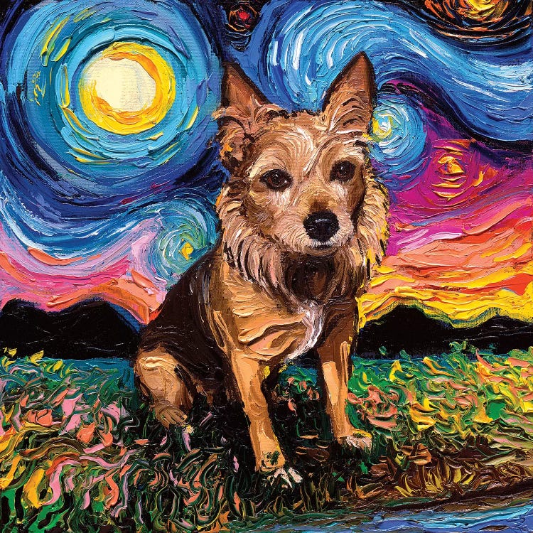 Australian Terrier by Aja Trier wall art
