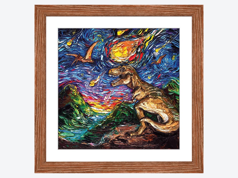 Starry Night Gem Art Print by printosaurus
