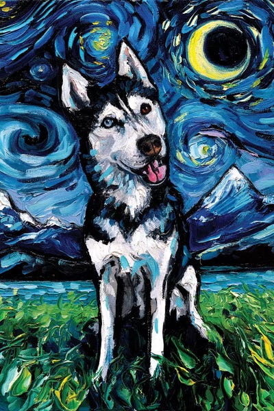 Kids Art Boys: Happy Husky Night by Aja Trier