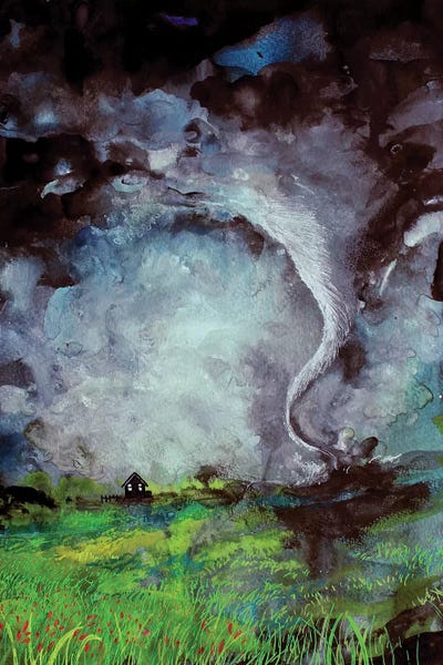 Stormscape IV by Aja Trier metal wall art